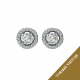 0,77 ct auskarai su briliantais "Lakres"