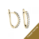 0,36 ct auskarai su briliantais "Jessica"