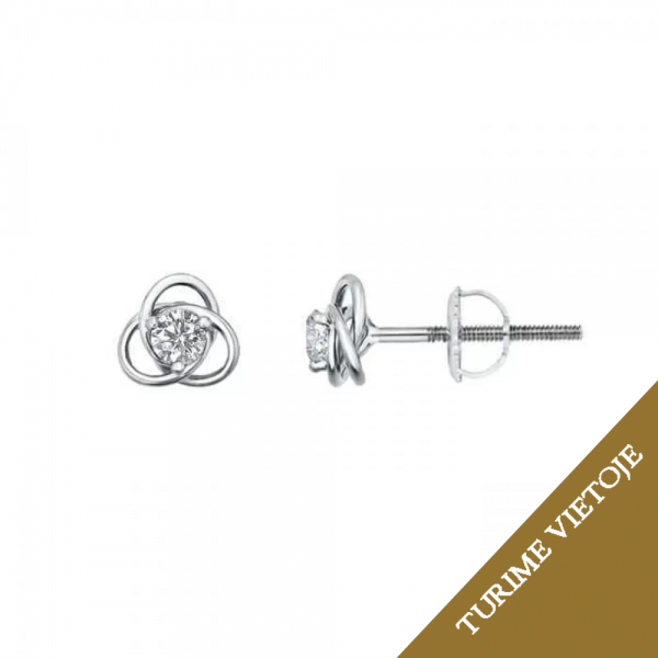 0,25 ct auskarai su briliantais "Mira"