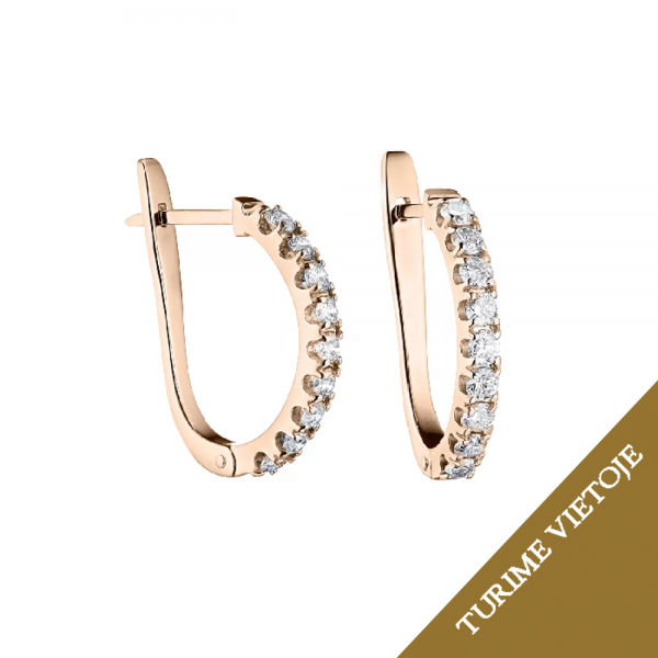 0,36 ct auskarai su briliantais "Jessica"