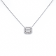 Koljė "Emerald Halo" su 0,50 ct deimantu