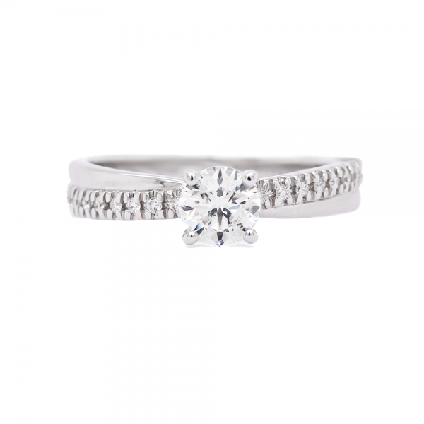 Žiedas su briliantais "Elein" 0,62 ct 
