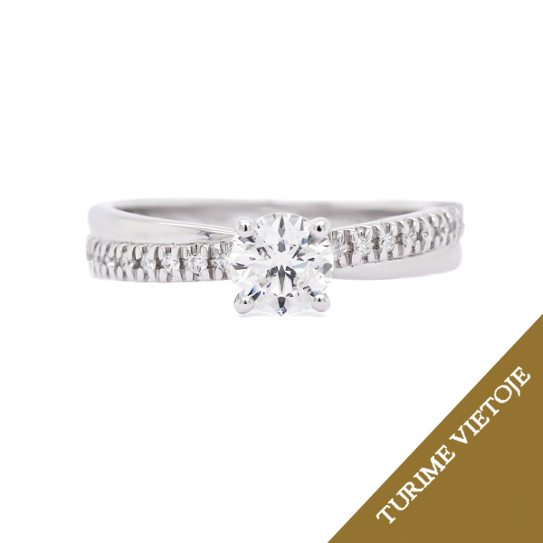 Žiedas su briliantais "Elein" 0,62 ct 