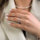 Žiedas su briliantais "Elein" 0,62 ct 