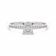 Žiedas "Kornelia" su Princess cut deimantu 0,60 ct 