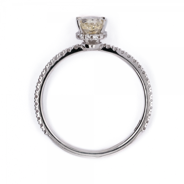 Žiedas su 1,18 ct deimantais