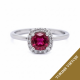Žiedas su rubinu "Kera" 0,86 ct