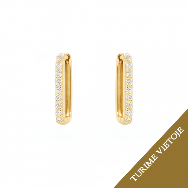 Auskarai su briliantais “Dena" 0,20 ct