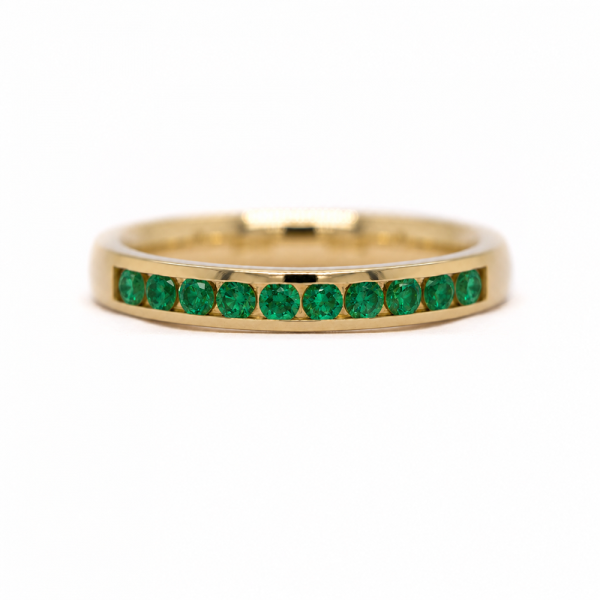 Žiedas su smaragdais "Aurora" 0,35 ct 