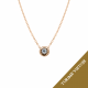 0,05 ct grandinėlė su briliantu "Mia"