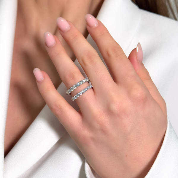 Žiedas su briliantais "River" 2,10 ct