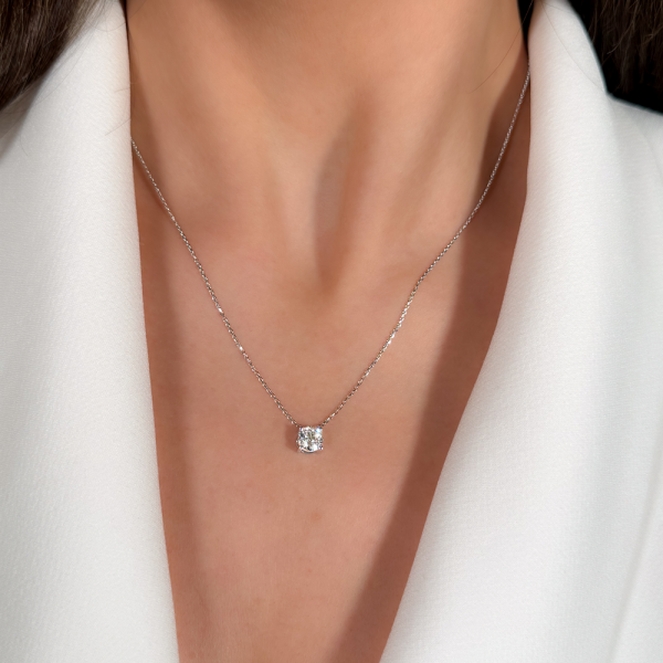 Koljė su briliantu "Kloe" 1 ct 