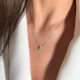 Koljė su briliantu "Kloe" 1 ct 