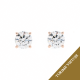 1,01 ct auskarai su briliantais "Aliné"