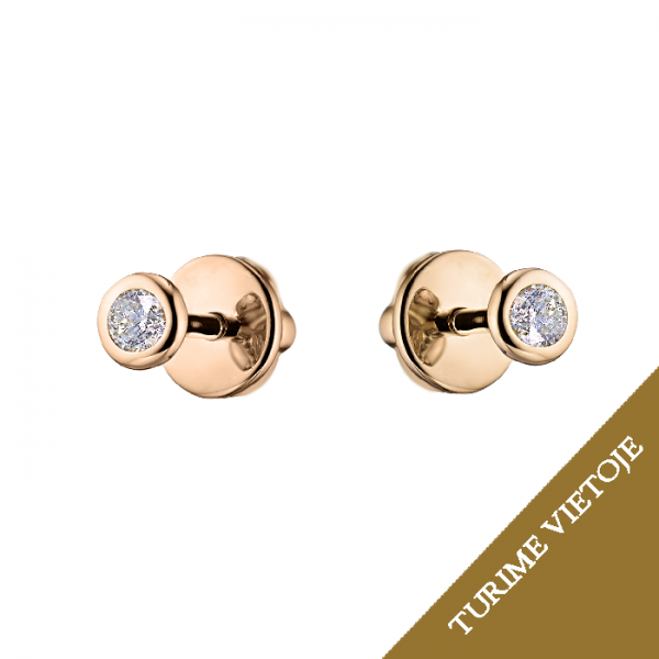 0,20 ct auskarai su briliantais "Adora"