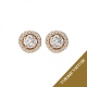 0,76 ct auskarai su briliantais "Lakres"