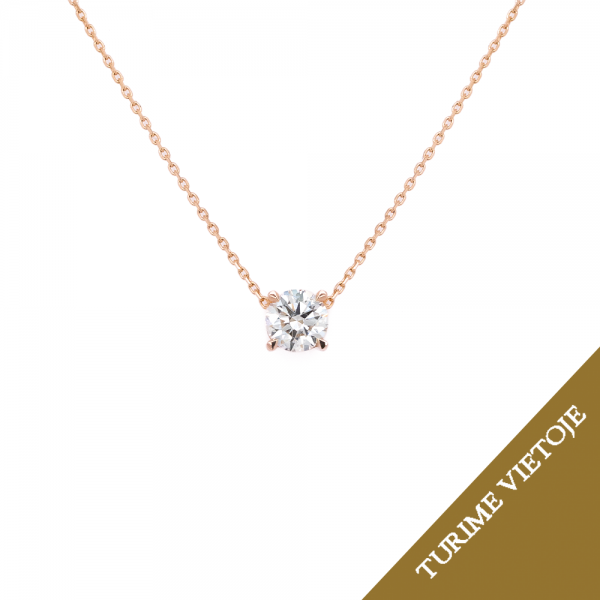 Koljė su briliantu "Kloe" 0,41 ct 