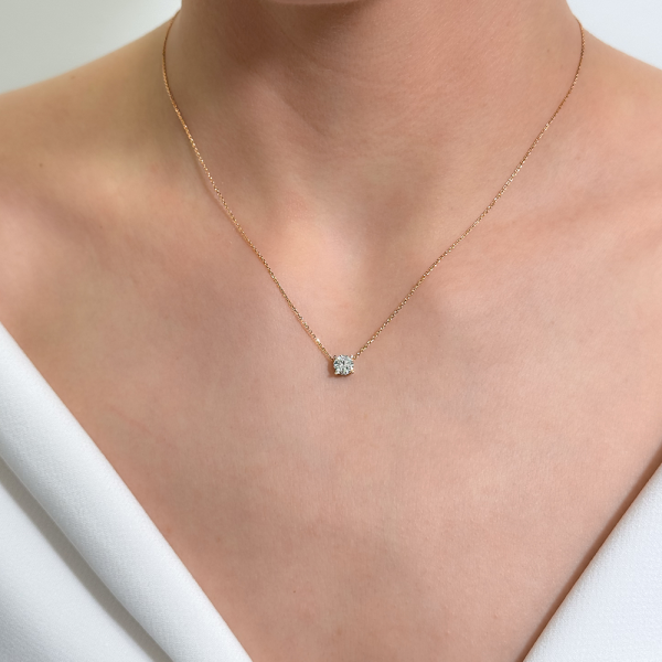 Koljė su briliantu "Kloe" 0,41 ct 