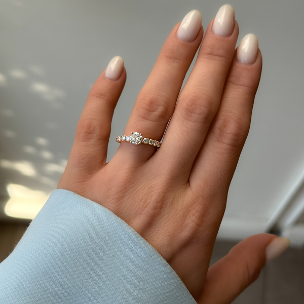 Žiedas su briliantais "Egeria" 1 ct