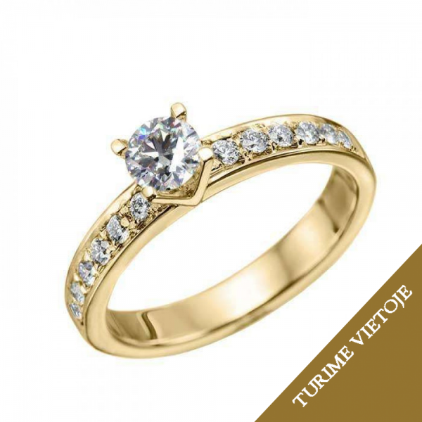 Sužadėtuvių žiedas "Carina" 0,65 ct