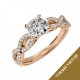 Žiedas su briliantais "Serena" 0,85 ct