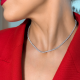 Auksinė koljė "Tennis" su briliantais 4,25 ct