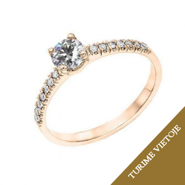 Sužadėtuvių žiedas "Cesarina" 0,34 ct