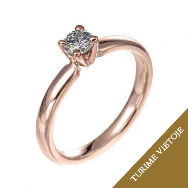 Sužadėtuvių žiedas "Elegant" 0,20 ct