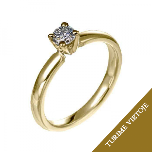Sužadėtuvių žiedas "Elegant" 0,31 ct