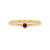 Žiedas su rubinu "Arlet" 0,03 ct