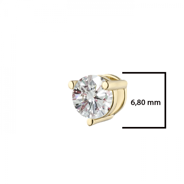 Pakabukas su briliantu "Eliksir" 1,00 ct 