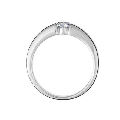 Sužadėtuvių žiedas su briliantu "Vesta"