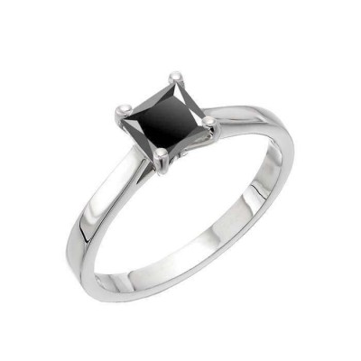 0,30 ct žiedas su juodu deimantu "Niksa"