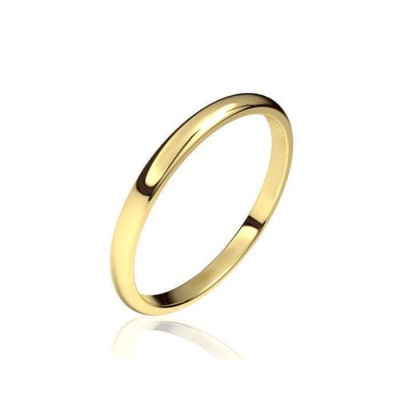 2 mm klasikinis vestuvinis žiedas