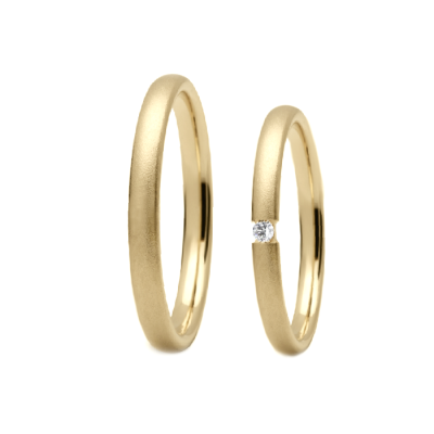 Vestuviniai žiedai "Eliot 2 mm"