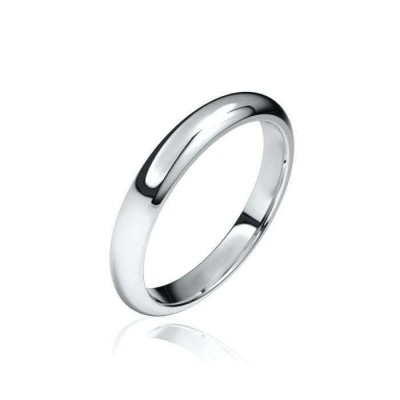 3 mm vestuvinis žiedas iš platinos