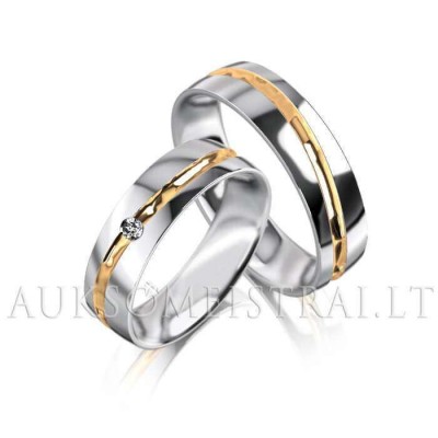 Vestuviniai žiedai "Loire"