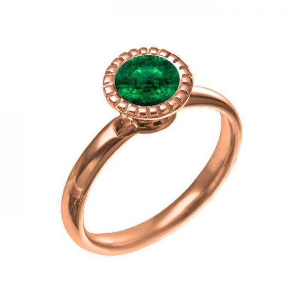 Žiedas su smaragdu "Teodora"