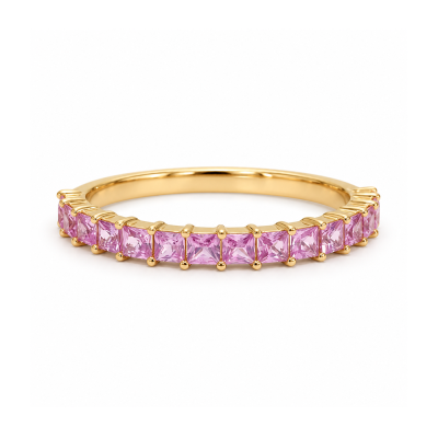 Žiedas su safyrais "Lilac" 0,92 ct