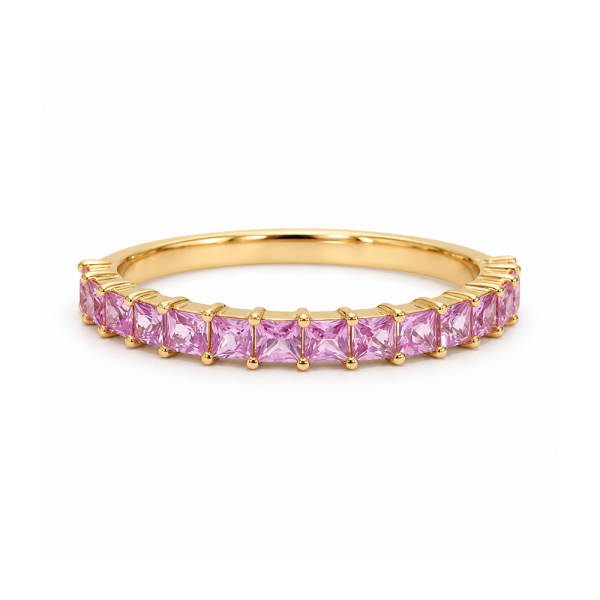 Žiedas su safyrais "Lilac" 0,92 ct